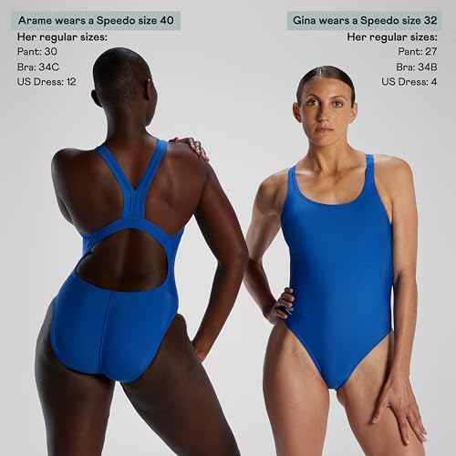 Speedo womens Swimsuit One Piece Prolt Super Pro Solid Adult