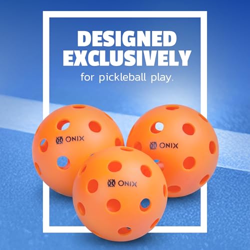 Onix Recruit Ready-to-Play Indoor Pickleball Balls with Superior Welding Design