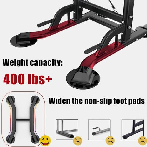 Tappio Power Tower Pull Up Bar for Home Gym, Multi Functional Pull Up Bar Stand Dip Bar Station, Adjustable Height Workout...