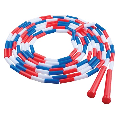 Champion Sports Plastic Segmented Jump Ropes – 7 to 16 ft Lengths – Fun, Durable Ropes for All Ages, Available in Multiple...