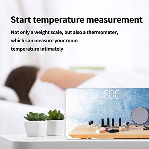 Travel Scale for Body Weight, Venugopalan Small Portable Body Weight Scales Digital Bathroom Mirror Scale Mini Electronic ...