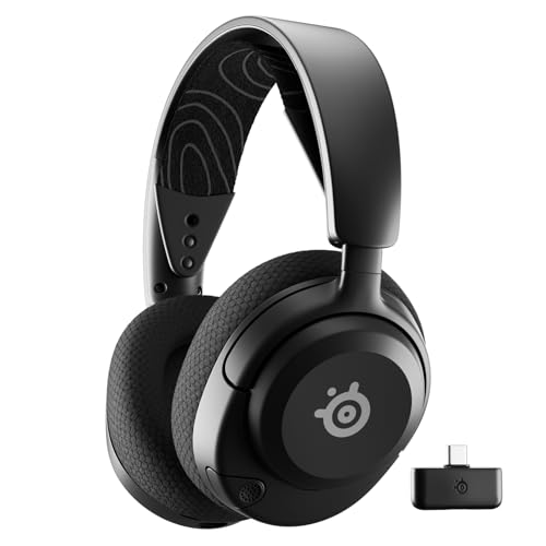 SteelSeries Arctis Nova 5 Wireless Multi-System Gaming Headset — Neodymium Magnetic Drivers — 100+ Audio Presets — 60 HR B...