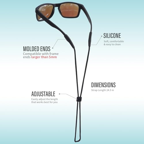 Buyisgle Eye Glasses Holder Strap - Sunglasses Straps Cords for Men Women Kids - Eyeglass Holders Around Neck - Eyewear St...