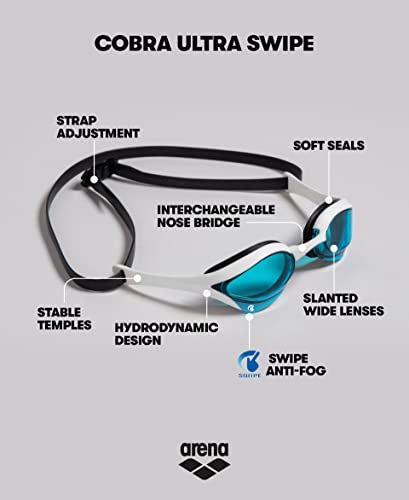 ARENA Unisex Cobra Ultra Swipe Racing Swim Goggle