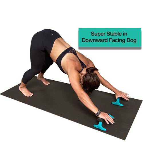 Yoga-Grip, Premium Quality Wrist Alignment Yoga Blocks to Eliminate Wrist Pain in All Poses - Great for Yoga, Pushups and ...