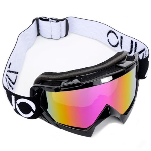 ZJNUO ATV Goggles with Balaclava face Mask for Men Women and Youth, Dirt Bike Motorcycle Motocross Riding Ski Goggles