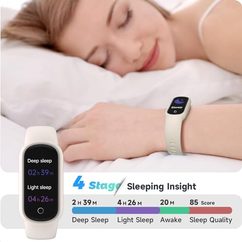 TOOBUR Fitness Tracker Watch with Heart Rate/Sleep Tracker/IP68 Waterproof, Activity Tracker with Pedometer Step Counter, ...
