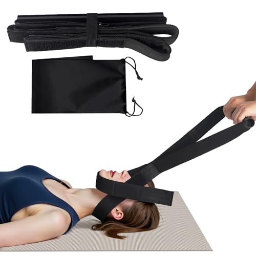 Y Neck Strap Stretcher, Cervical Traction Device for Neck Pain Relief, Spine Chiropractic Decompression Traction Tool with...