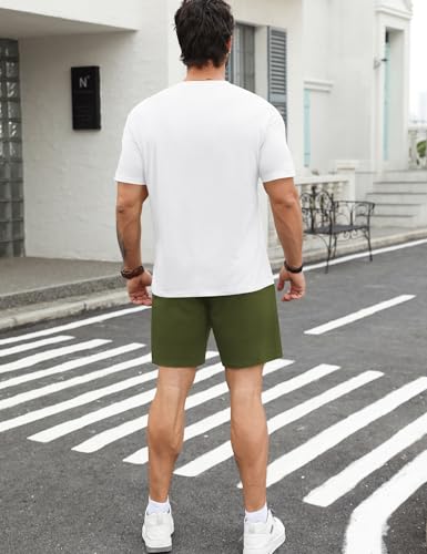 LecGee Men's Hawaiian Short Sleeve Tracksuit Summer T Shirt & Shorts set Aloha Tropical Two Piece Casual Daily Beach