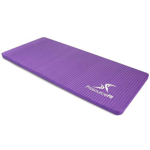 ProsourceFit Extra Thick Yoga Knee Pad and Elbow Cushion 15mm (5/8”) Fits Standard Mats for Pain Free Joints in Yoga, Pila...