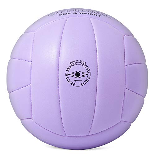 Runleaps Volleyball, Waterproof Indoor Outdoor Volleyball for Beach Game Gym Training (Official Size 5)