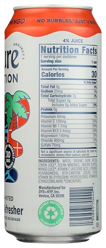 Leisure Hydration, Refresher Electrolyte Tropical Mango, 16 Fl Oz