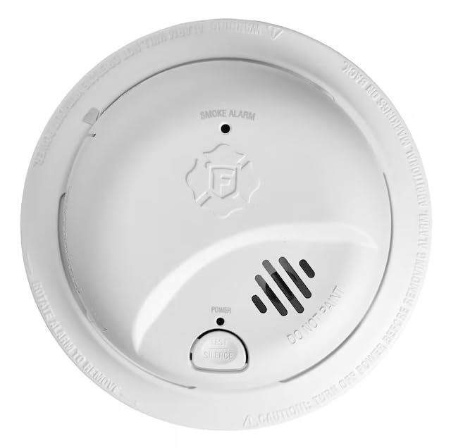 First Alert SMICO105-AC, Interconnect Hardwire Combination Smoke & Carbon Monoxide Alarm with 10-Year Battery Backup, 6-Pack