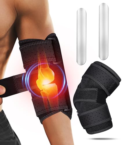 Oyakin Elbow Brace for Cubital Tunnel, Ulnar Nerve Entrapment brace, Adjustable Elbow Splint for Sleeping, Tennis Elbow, T...
