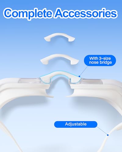 seasprint 2PCS Swim Goggles, Super Clear View,Goggles Swimming Adult, Suitable for All Kinds of Swimming Programs