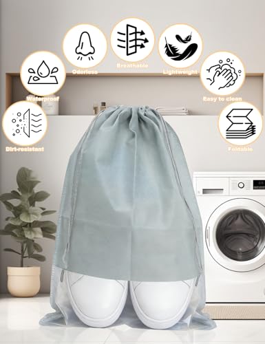 4Pcs Reusable Shoe Washing Machine Bag Set (Cleaning, Drying and Storage) - 360° Deep Cleaning - Large Laundry Shoe Cover ...