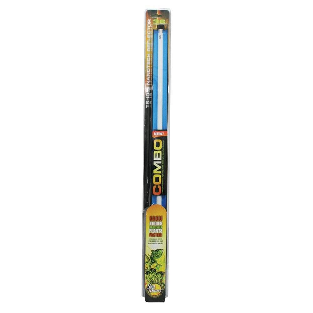 Sunblaster T5Ho 39W High Output Fixture Reflector, 3 Glass, 6400K, Model Sl0900303
