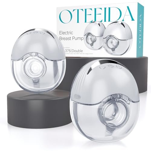 Hands Free Breast Pump Wearable MY-375 - Strong Suction, Low Noise, Wearable Breastfeeding Pump with 4 Mode &12 Levels, Po...