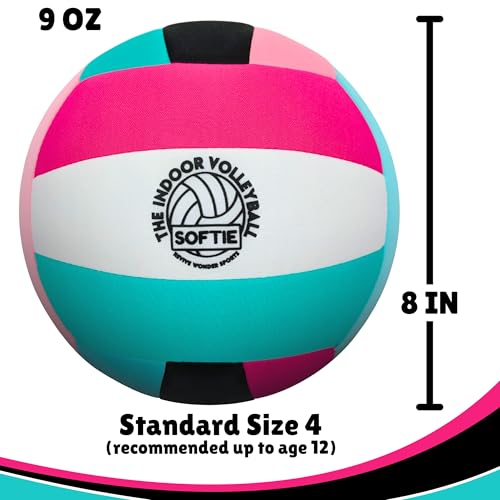 Revive Wonder The Indoor Volleyball – Kids Volleyball Practice Ball | Soft, Silent Indoor Volleyball Gear & Equipment for ...