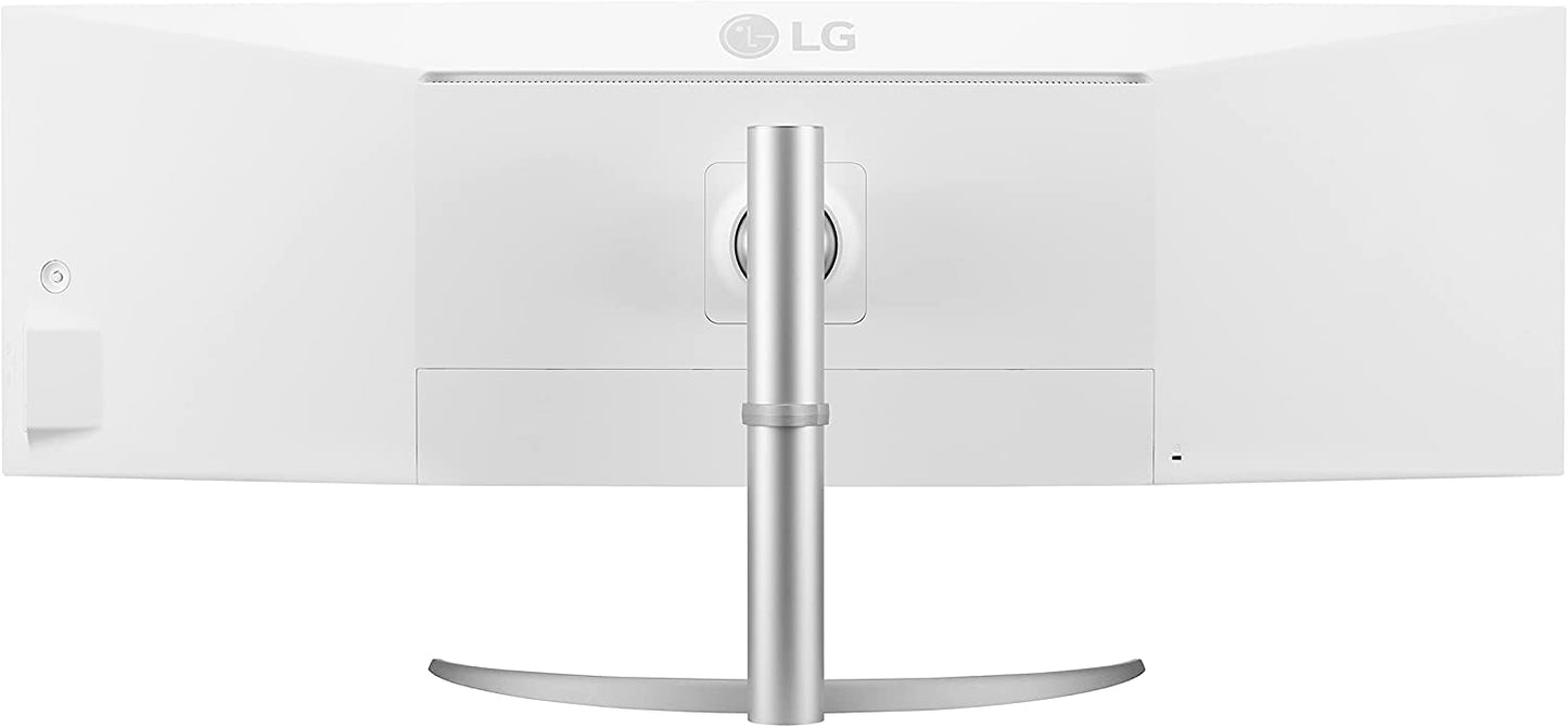 LG 49WQ95C-W 49" Curved UltraWide DQHD Monitor, Nano IPS, G-SYNC, FreeSync, HDMI 2.1, USB-C, Adjustable,