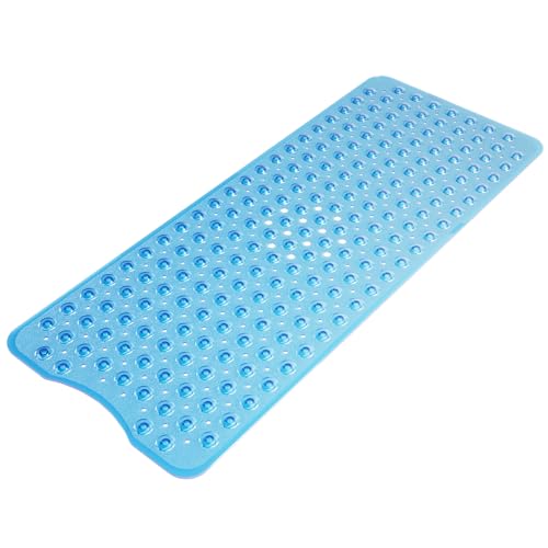 AmazerBath Shower Mat Non Slip 40 x 16 Inches, Bathtub Mat Shower Stall Mats with Suction Cups and Drain Holes, Non Slip B...