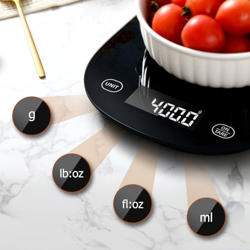 Arboleaf Smart Food Kitchen Scale, 22lb Digital Food Scale with Nutritional Calculator, Smart Kitchen Weighing with App fo...