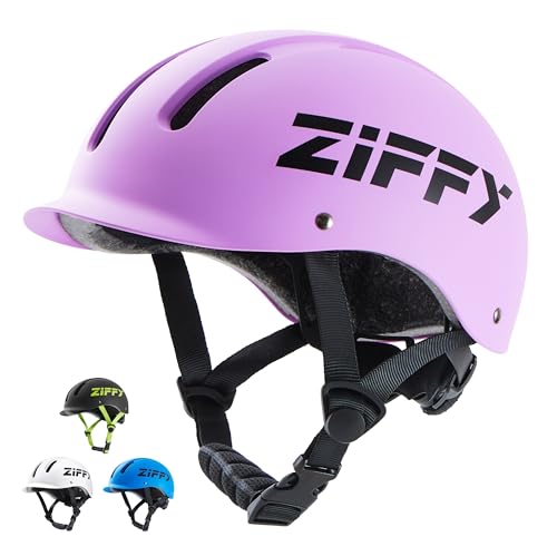ZIFFY Kids/Toddler Bike Helmet, Adjustable, Lightweight, Safety Certified Scooter Helmet for Boys & Girls with Washable In...