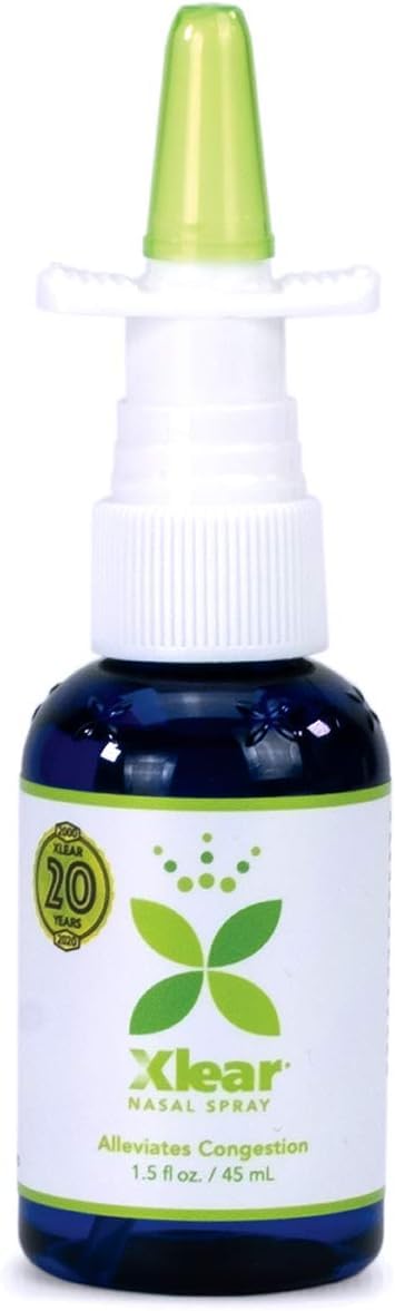 Xlear Natural Nasal Spray with Xylitol, 1.5 fl oz (Pack of 3)