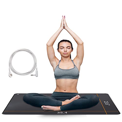 Grounding Mat,35.4x23.6 inches,Reconnect to The Earth EMF Recovery,for Foot Therapy, Universal Grounding Sleep Mat, Ground...