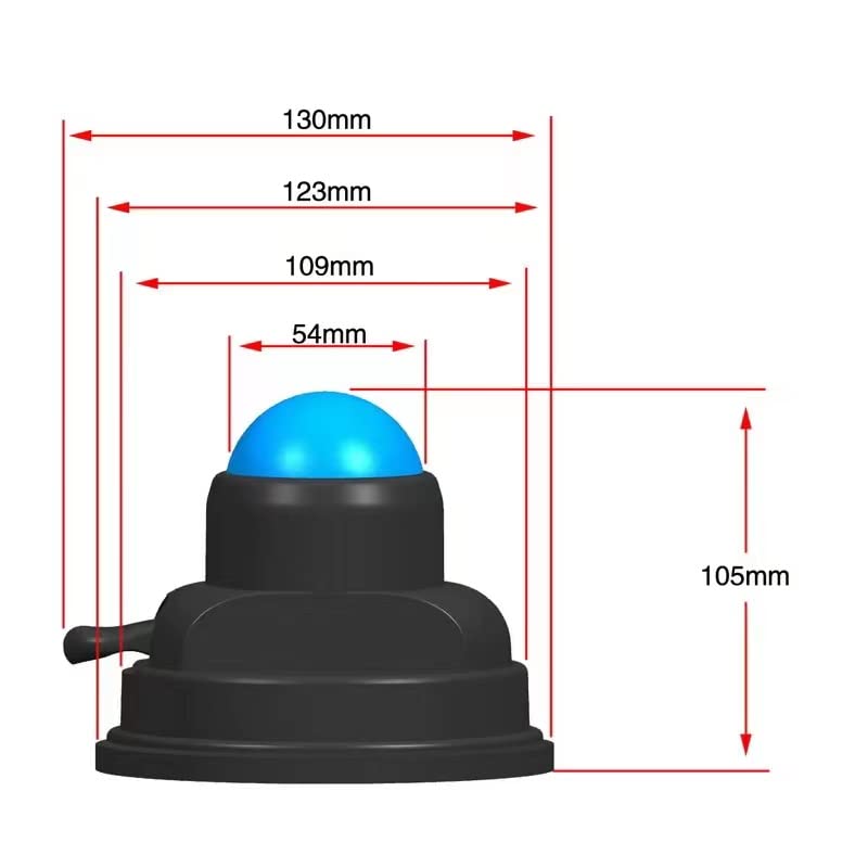 Mountable Body Massage Ball Roller with Suction Cup, Pain Relief for Back, Neck, Shoulder Tension