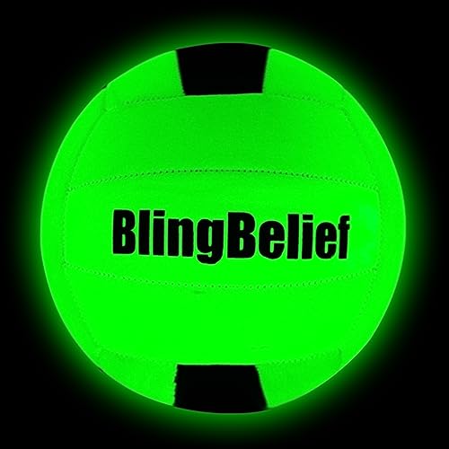 blingbelief Super Bright Glow in The Dark Baseball,Soccer Ball,Volleyball,Football, Light Up Luminous Baseball, Official S...