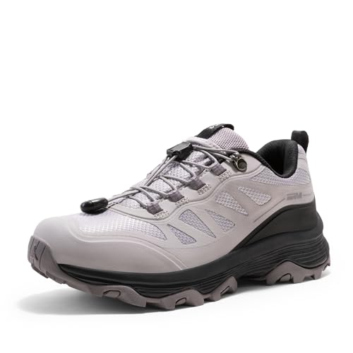 NORTIV 8 Women's Waterproof Hiking Shoes Quick Laces Outdoors Walking Trekking Camping Tennis Sneakers Canyon
