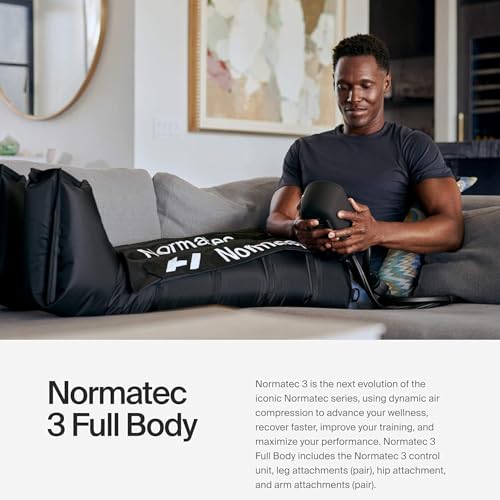 Hyperice Normatec 3 - Recovery System with Patented Dynamic Compression Massage Technology (Normatec 3 Full Body (Standard...