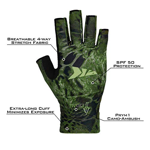 KastKing Sol Armis Sun Gloves UPF50+ Fishing Gloves UV Protection, Sun Protection for Outdoor, Kayaking, Rowing