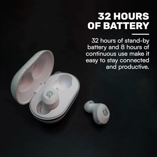 Raycon Everyday Classic Bluetooth Wireless Earbuds + Microphone with Active Noise Canceling, Sweat & Water-Resistant Earph...