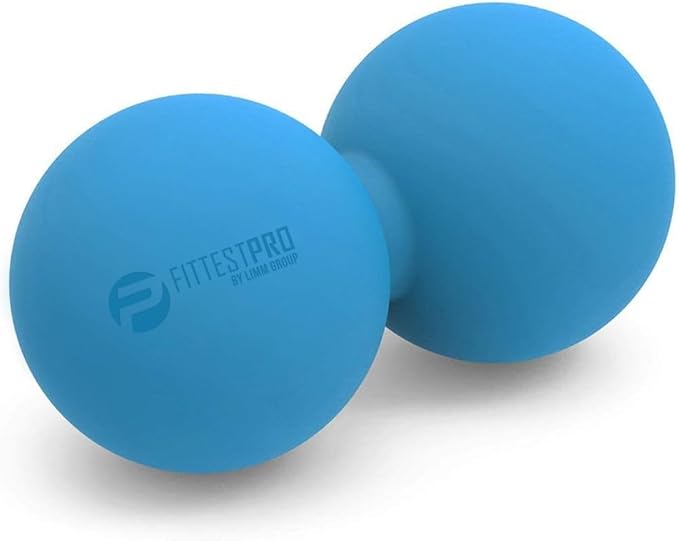 Peanut Massage Ball - Double Lacrosse Massage Ball & Mobility Ball for Physical Therapy - Deep Tissue Massage Tool for Myo...