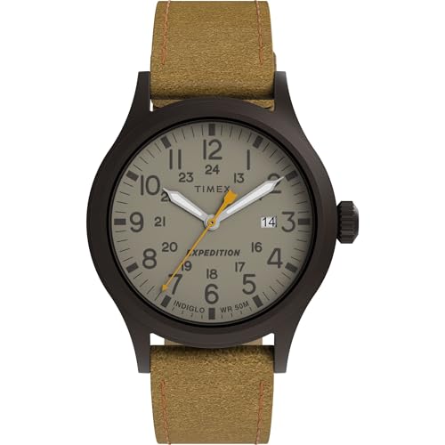 Timex Expedition Scout 40mm Men’s Analog Watch | Luminous Hands | Durable Comfortable Adjustable Strap | 24 Hour Time | Ru...
