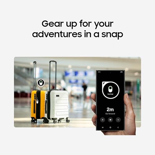 Samsung Galaxy SmartTag2, Bluetooth Tracker, Smart Tag Tracking Device, Item Finder for Keys, Wallet, Luggage, Pets, Use ...