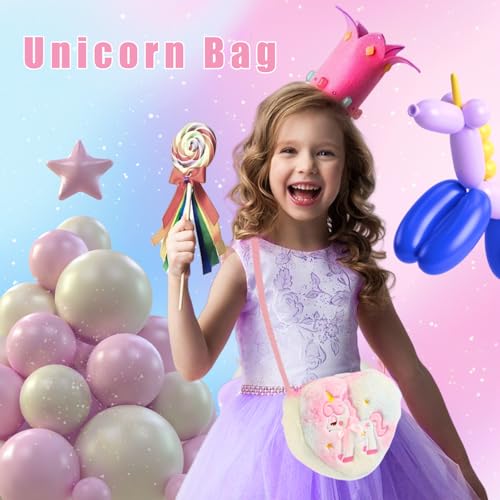 VUYUEN Get Well Soon Gift for Kids Girls, Feel Better Gifts for Kid, 12'' Get Well Soon Unicorn Plush Pillow, Cute Stuff f...