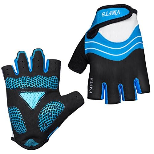 VMFTS Cycling Gloves Gel Pading Sporting Glove Fingerless and Full Finger Gloves for Fitness Weightlifting Racing Training...
