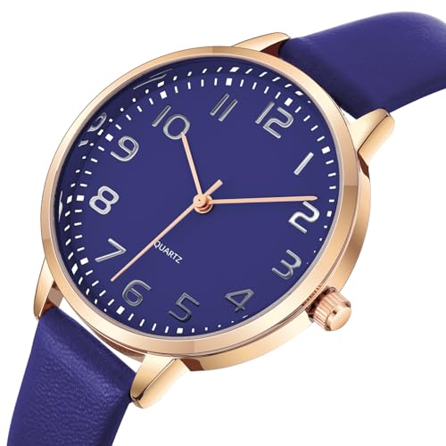 IBSO Women Watches Leather Mesh Strap Round Case Analog Fashion Ladies Wrist Watches