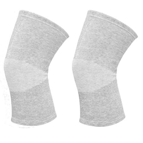 Bamboo Charcoal Knee Sleeve - Bamboo Knee Brace Bamboo Compression Knee Sleeve -Elastic Warm Knee Brace Bmboo Knee Sleeve ...