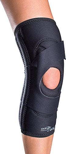 DonJoy Lateral J Patella Knee Support Brace Without Hinge: Drytex, Right Leg, Large