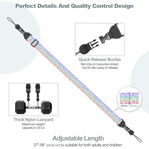 OIAWH Adjustable Shoulder Strap, Comfortable Camera Strap, Neck Lanyard for iPad Tablet Case, Camera, Binocular, Luggage B...