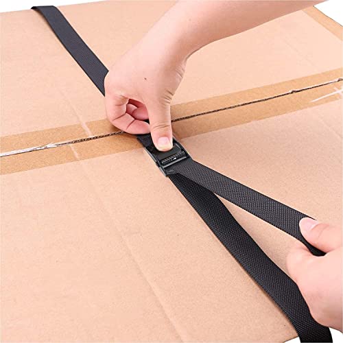 4 Pack Tie Down Strap,5ft x 1" Lashing Straps with Adjustable Buckle Heavy Duty Secure Straps up to 600 lbs for Cargo, Lug...