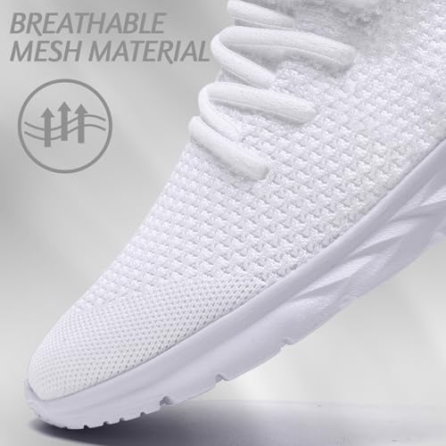 Womens Running Shoes Lightweight Tennis Shoes Slip On Walking Shoes Breathable Sneakers for Gym Travel Work