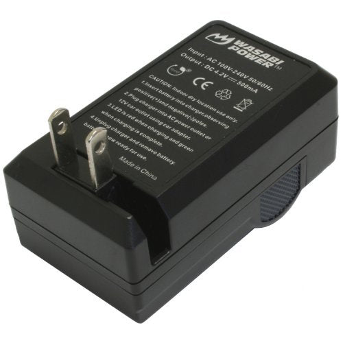 Wasabi Power Battery (2-Pack) And Charger For Pentax D-Li88, Optio H90, P70, P80, W90, Ws80