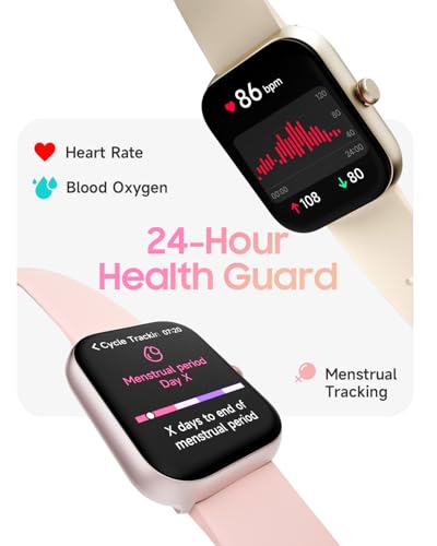 TOOBUR Smart Watch for Women, Alexa Built-in, Answer/Make Calls, 1.91" HD Screen Fitness Watch, IP68 Waterproof, 100 Sport...