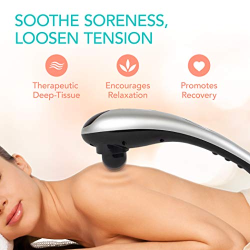 Daiwa Felicity Tapping Pro - Handheld Deep Tissue Back, Neck, Shoulder, Leg, Calf Muscle Massager with Extension Handle - ...