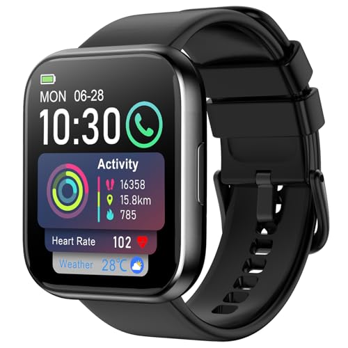 Smart Watch for Men Women, 1.85" HD Fitness Tracker with Bluetooth Calls, 120+ Sport Modes Fitness Watch, Fitness Tracker ...